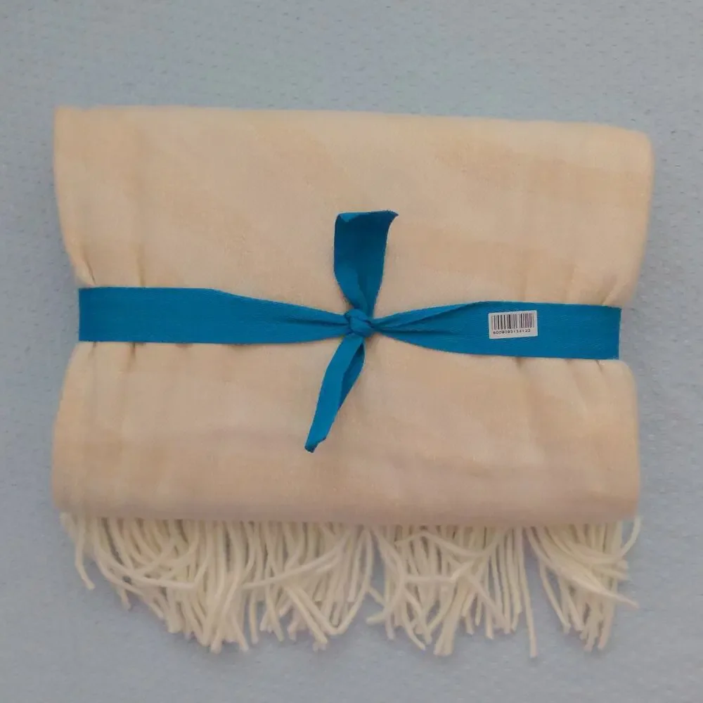Thula Tula Ivory African Zebra Blanket - NWT
